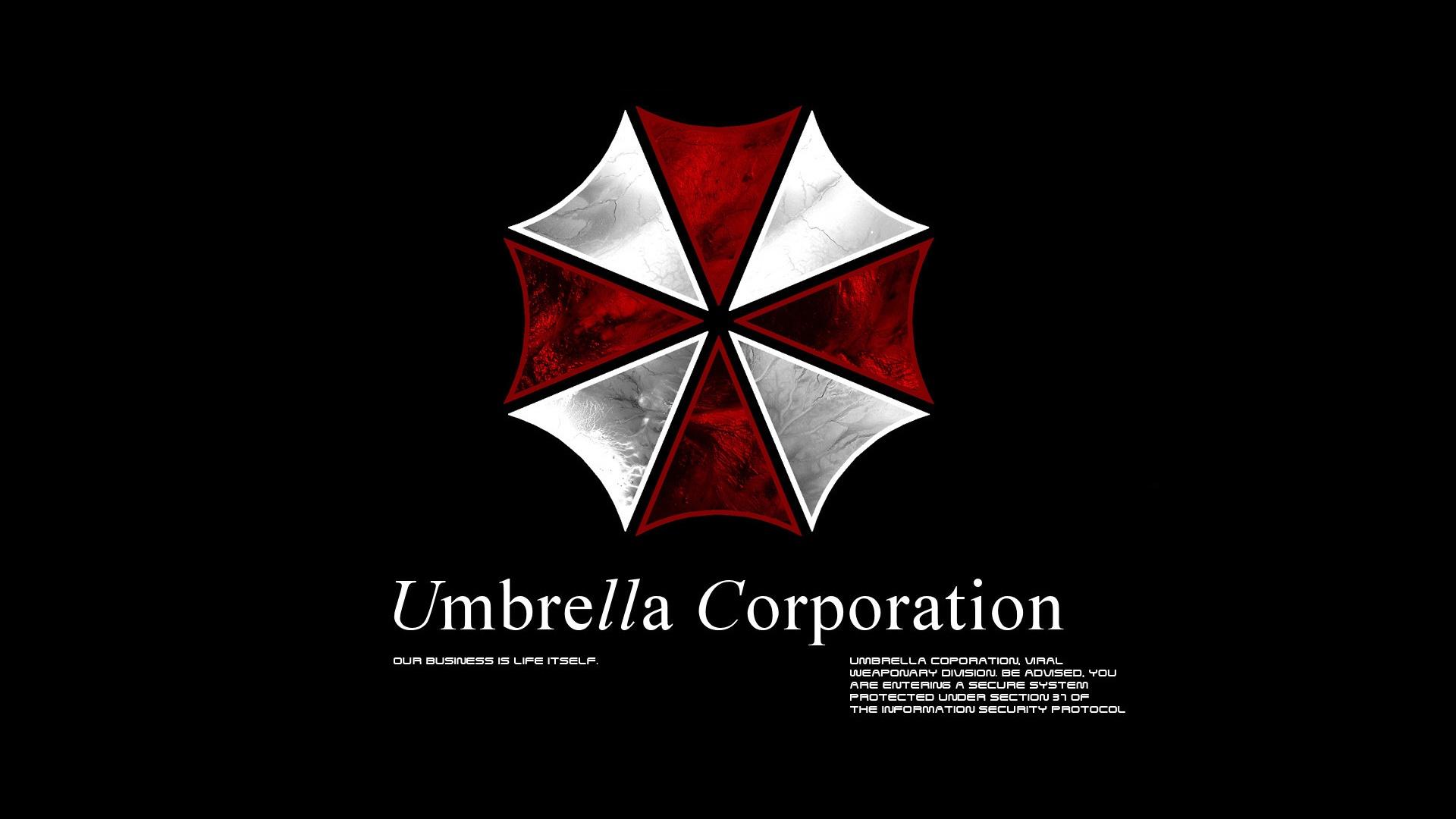 Логотип корпорации Амбрелла / Umbrella corp HD фото картинки, обои рабочий стол