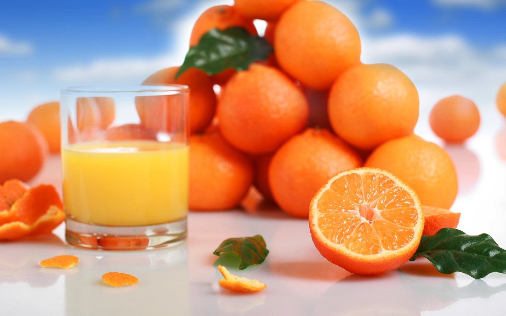 сок, апельсиновый, фрукты, апельсины, цитрусы HD фото картинки, обои рабочий стол