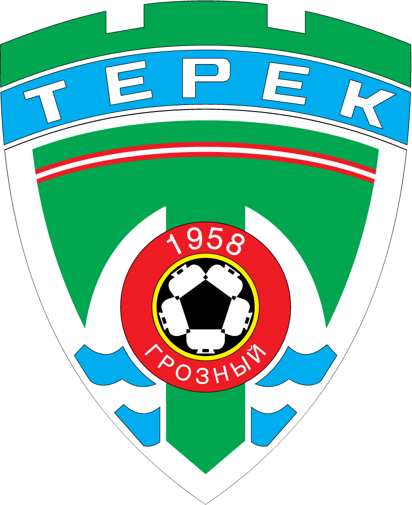 Логотип футбольный клуб "Терек" Грозный HD фото картинки, обои рабочий стол