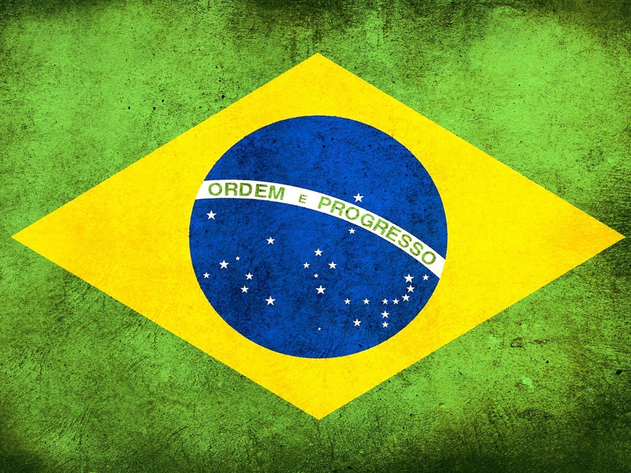 Флаг Бразилии HD фото картинки, обои рабочий стол