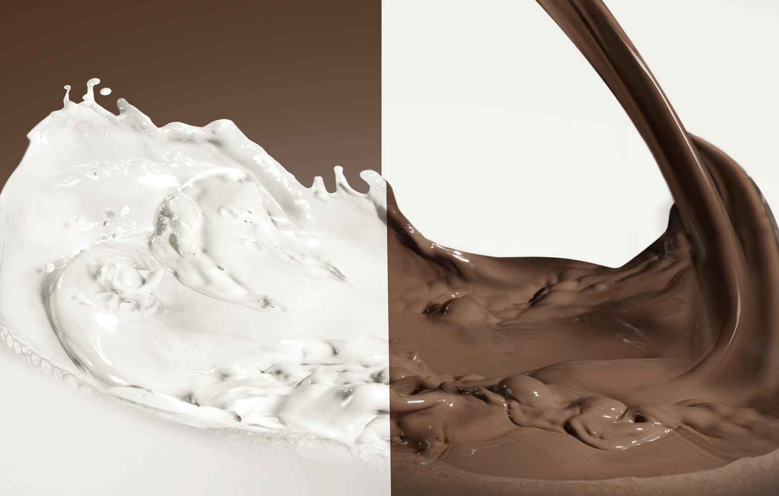 Черный и белый шоколад Креативные с приколом картинки, обои рабочий стол