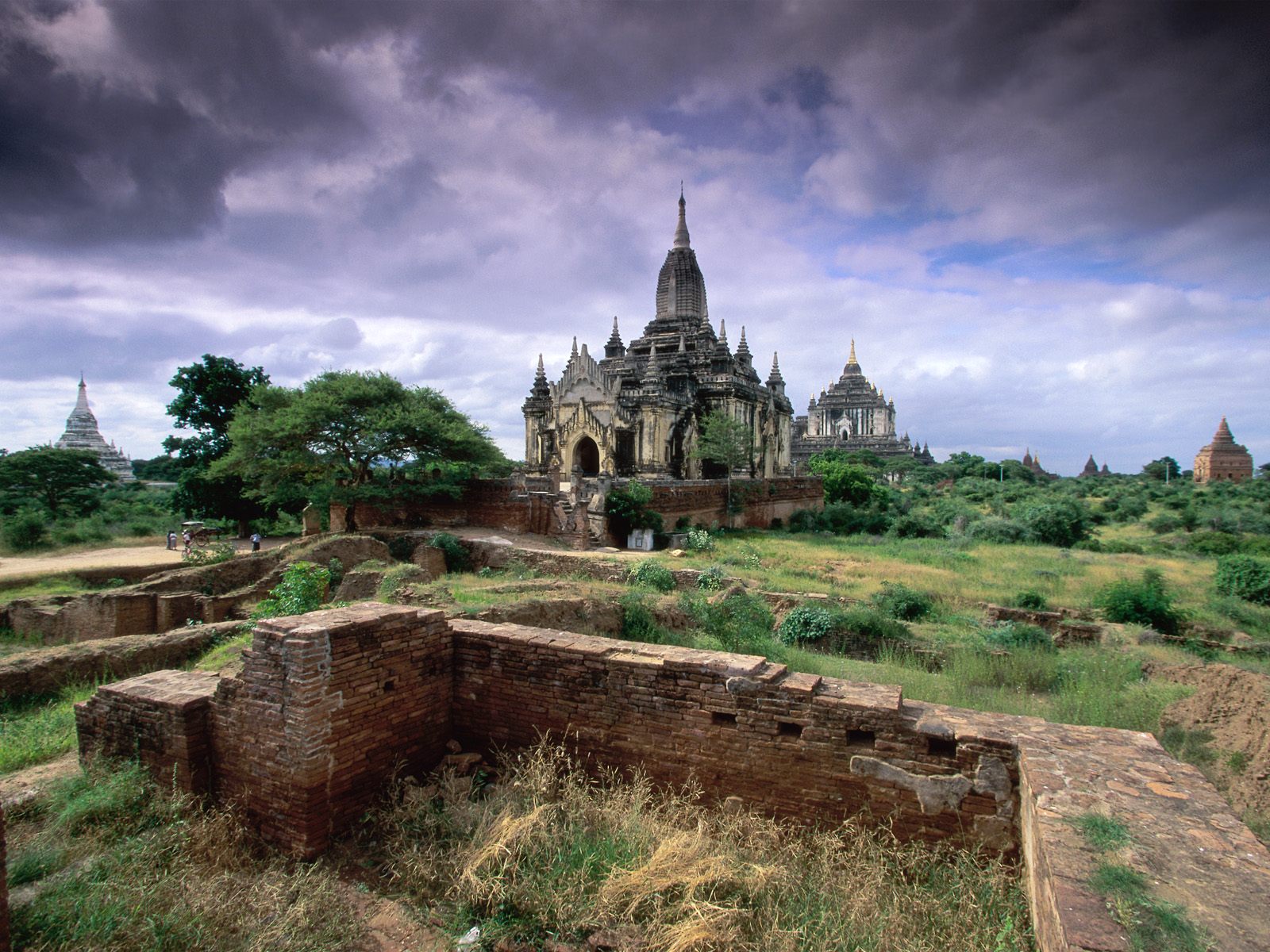 Баган, Мьянма, красивые замки Природа картинки, обои рабочий стол