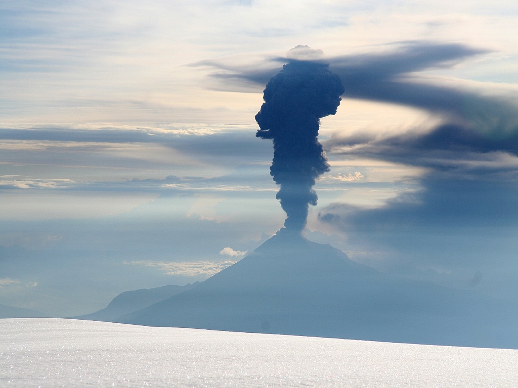 Извержение вулкана Природа картинки, обои рабочий стол