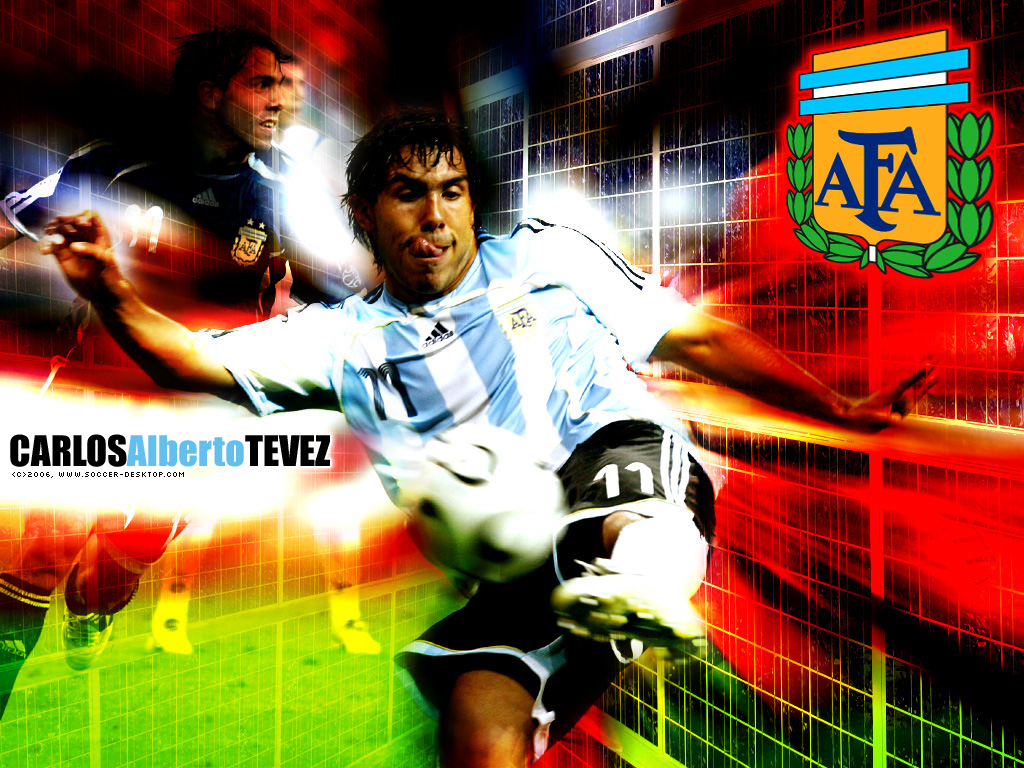 Аргентийский футболист Тевес Карлос Спорт картинки, обои рабочий стол
