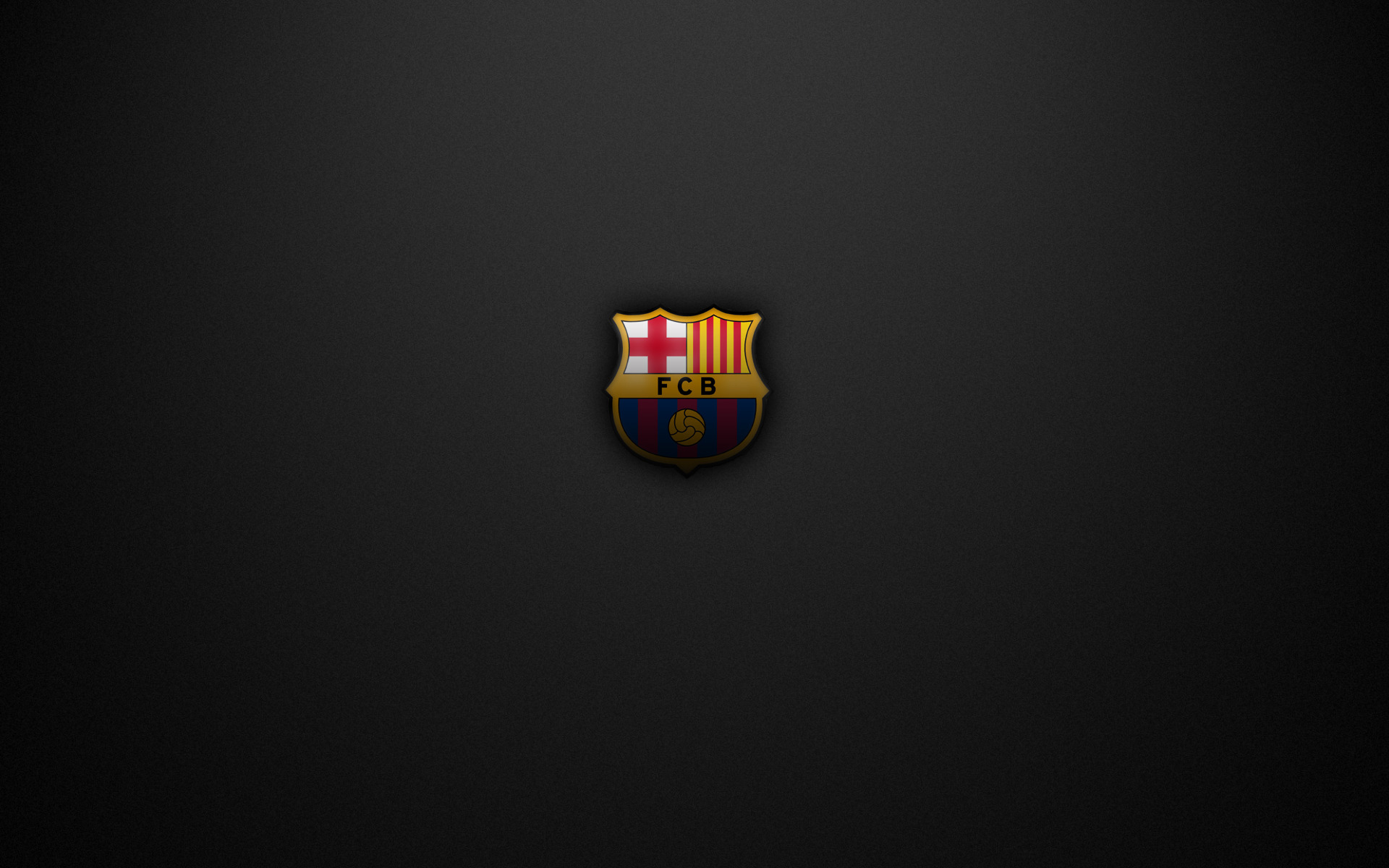 Красивая эмблема ФК Барселона на сером фоне Спорт картинки, обои рабочий стол