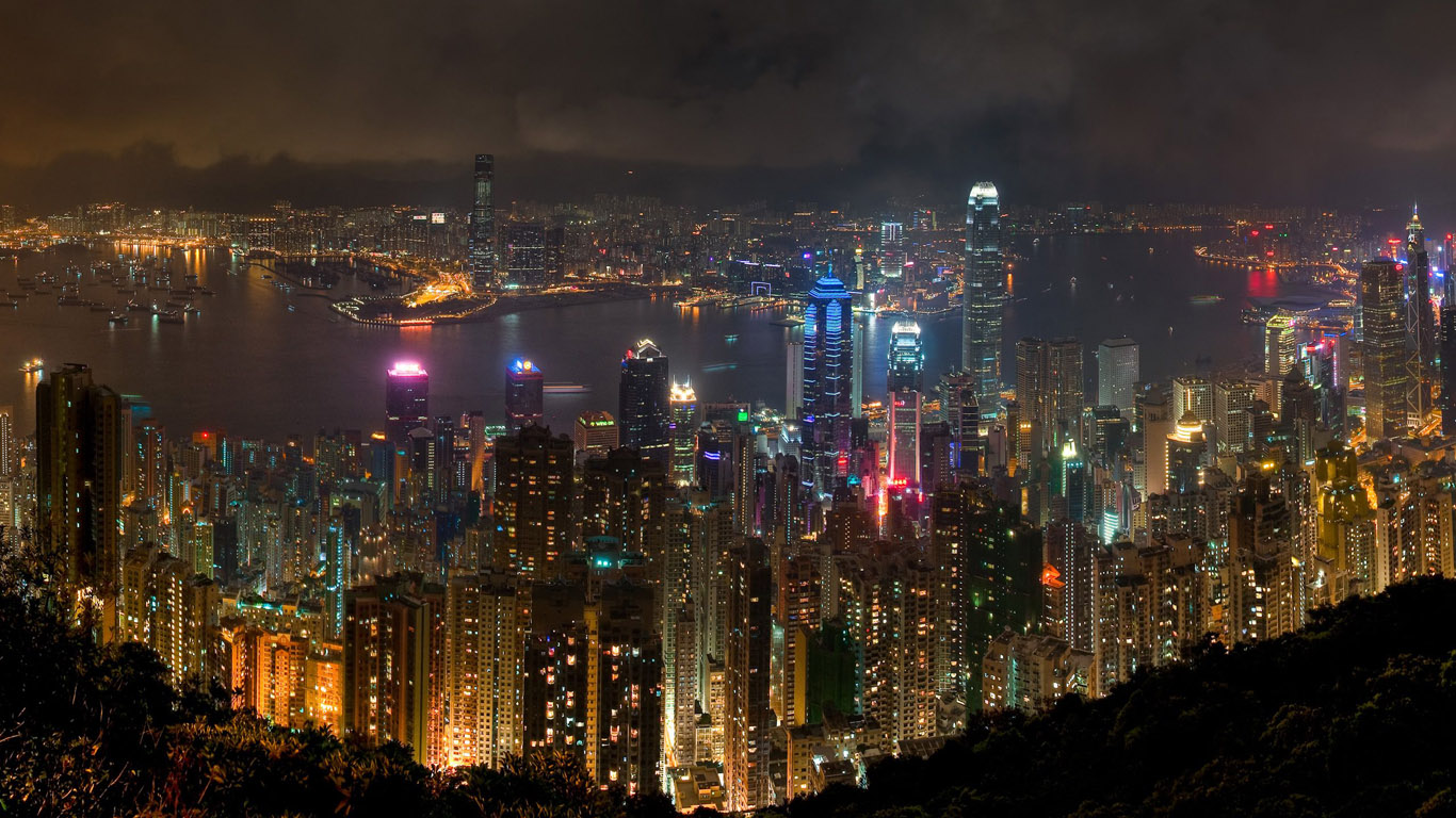 Гонконг (КНР) Города картинки, обои рабочий стол