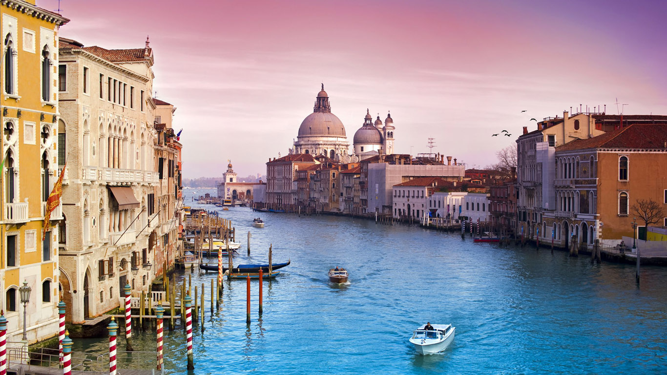 город Венеция (Италия) Города картинки, обои рабочий стол