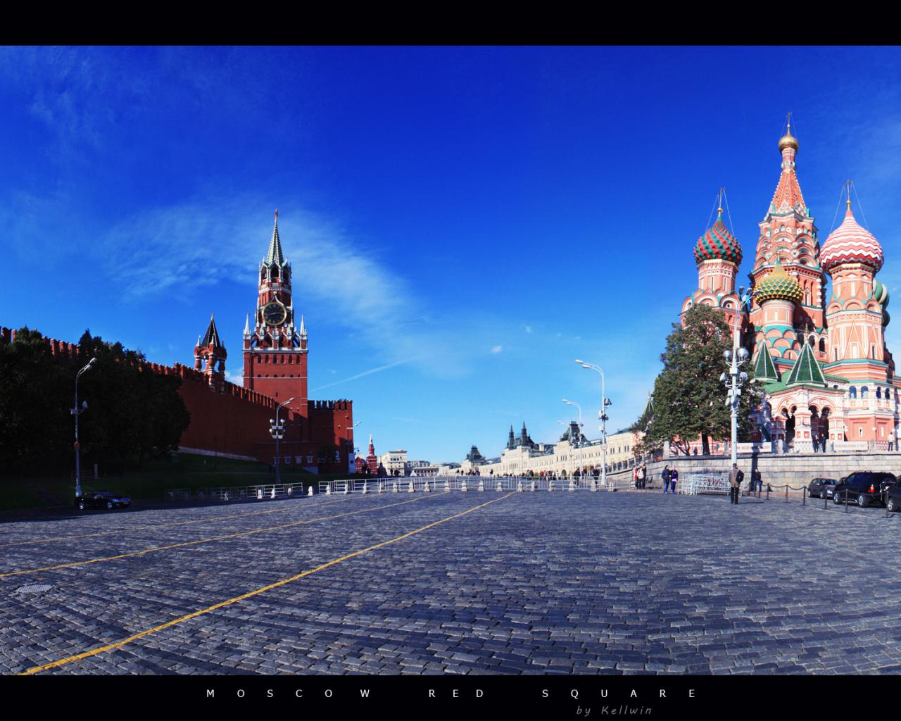 Город, москва, вид, красная площадь, васильевский Города картинки, обои рабочий стол