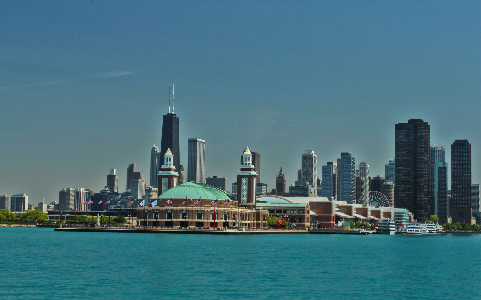 небоскрёбы, Чикаго, США Города картинки, обои рабочий стол