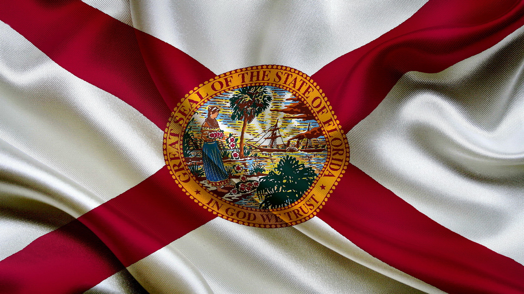 Флаг, штата Флорида, flag of florida Текстуры картинки, обои рабочий стол