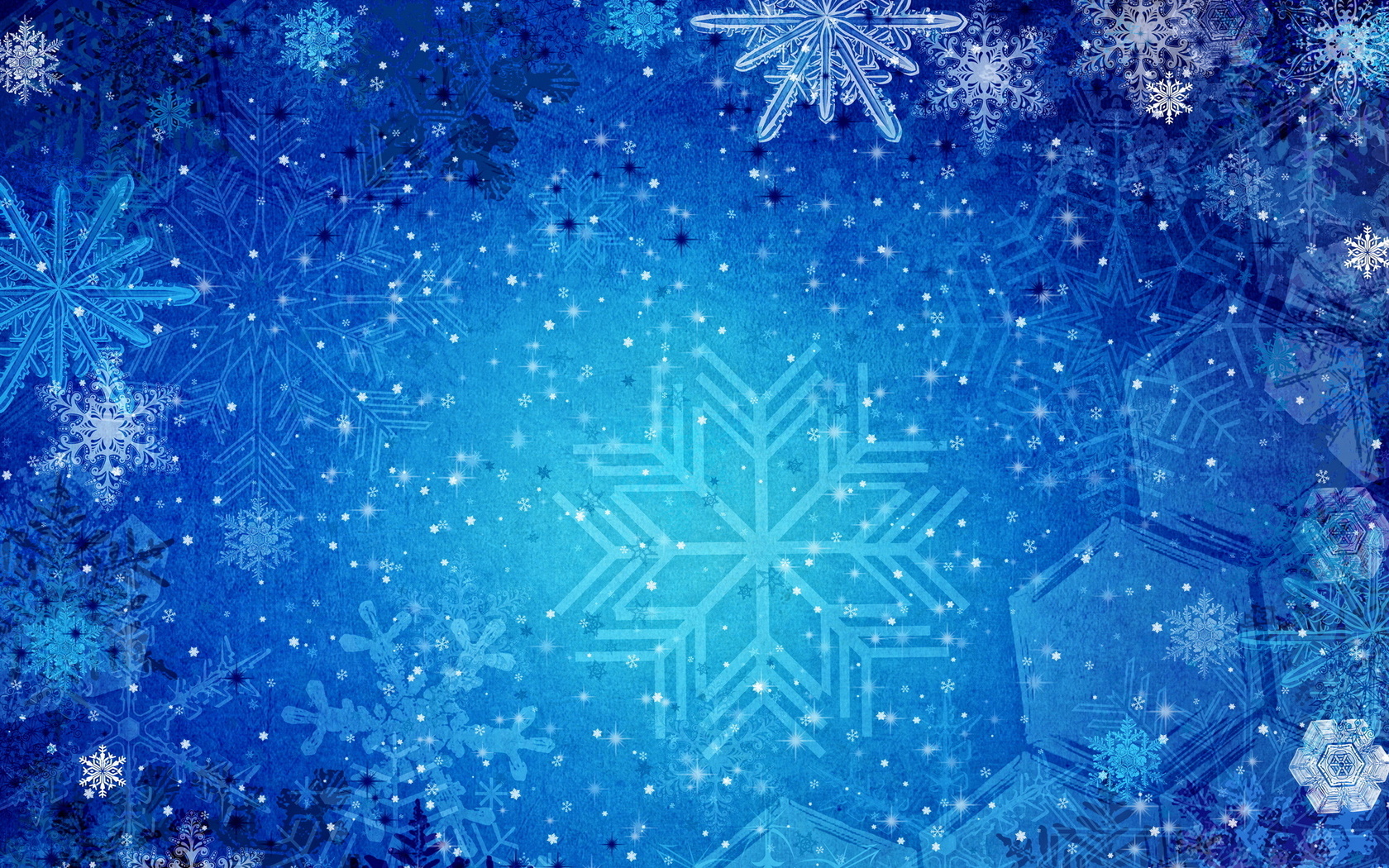синий фон, снежинки, точки Текстуры картинки, обои рабочий стол