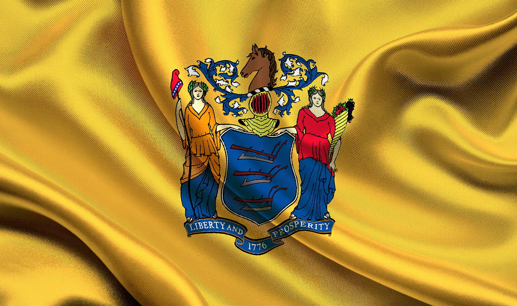 Флаг, штата, Нью-Джерси Текстуры картинки, обои рабочий стол