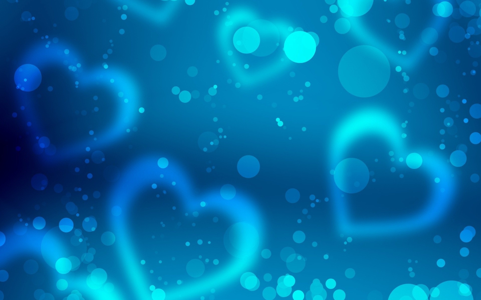 синий фон, сердечки, пузырьки Текстуры картинки, обои рабочий стол