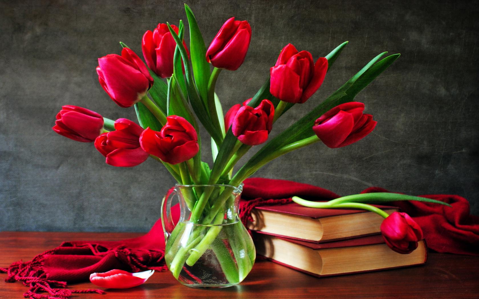 Тюльпаны для дорогой Цветы картинки, обои рабочий стол
