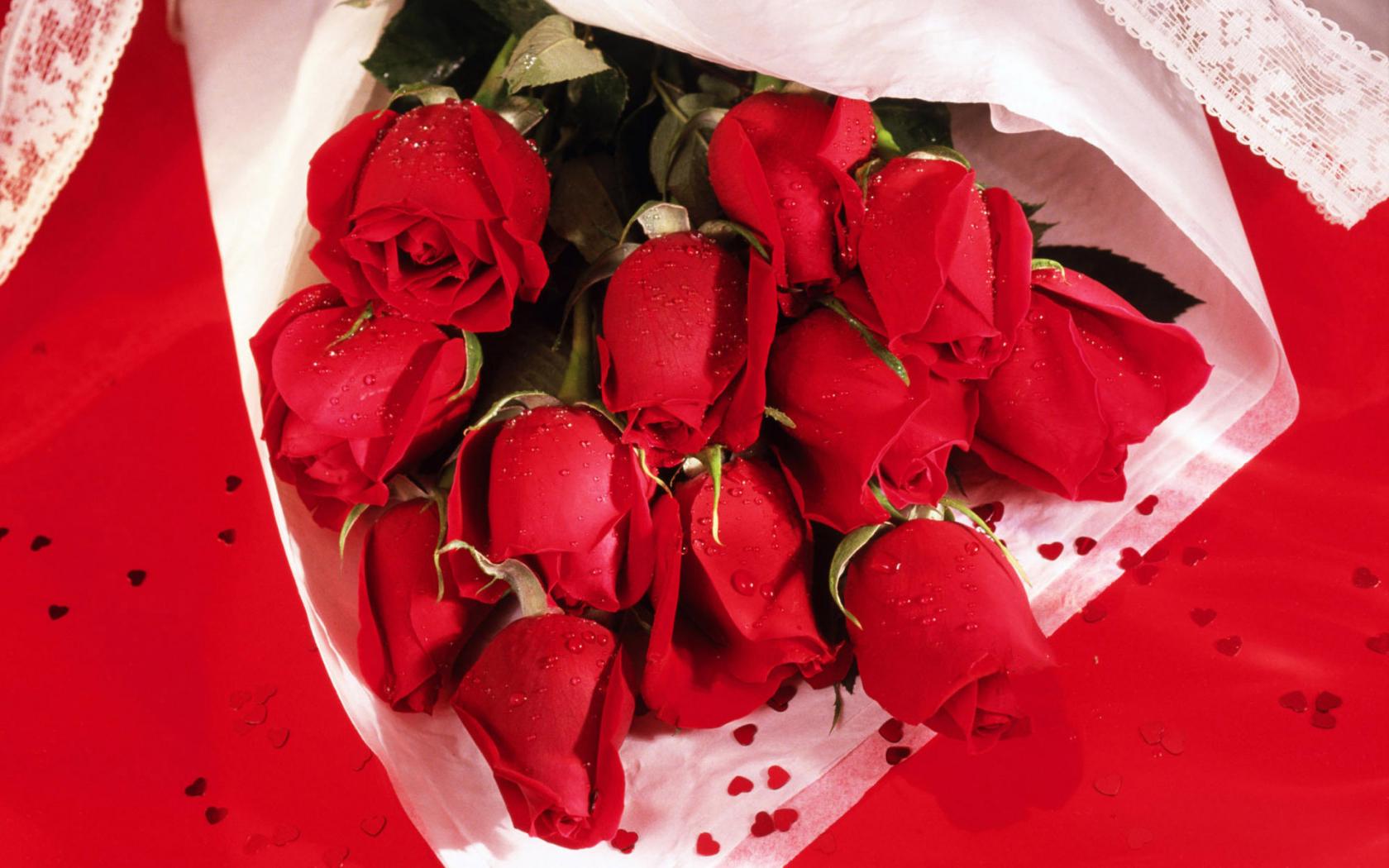 Букет, розы, красные, яркие, цветы Цветы картинки, обои рабочий стол