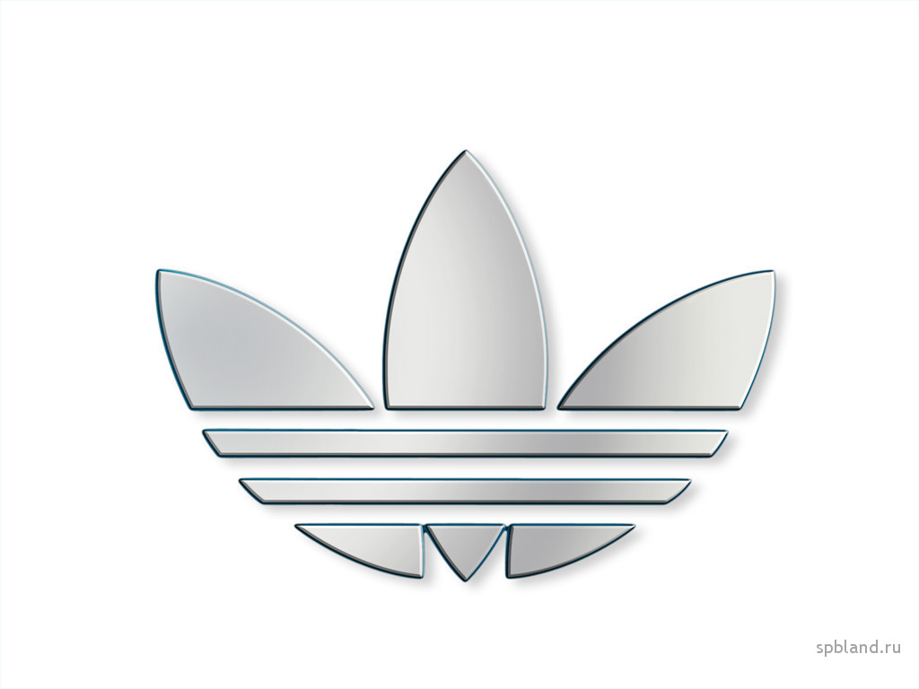 Картинка Adidas логотип, эмблема на белом фоне HD фото, обои для рабочего  стола