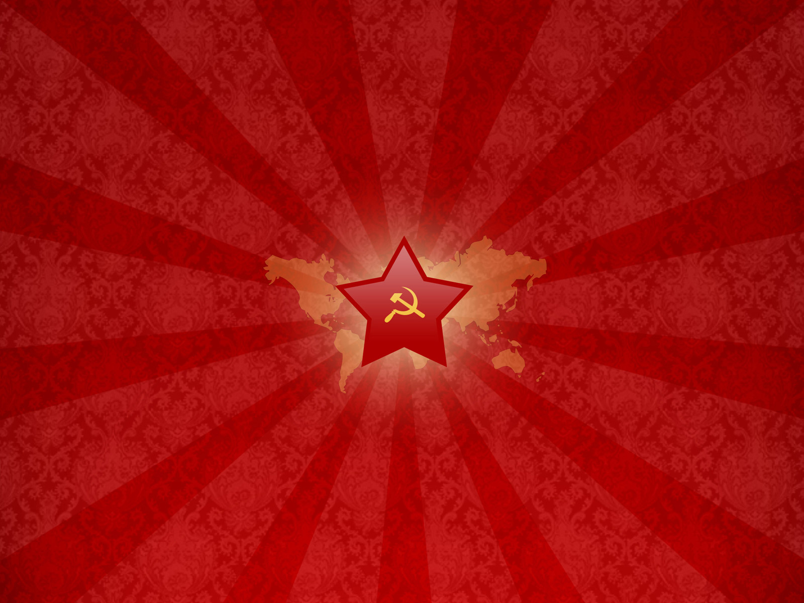 Красная звезда на красном фоне HD фото картинки, обои рабочий стол