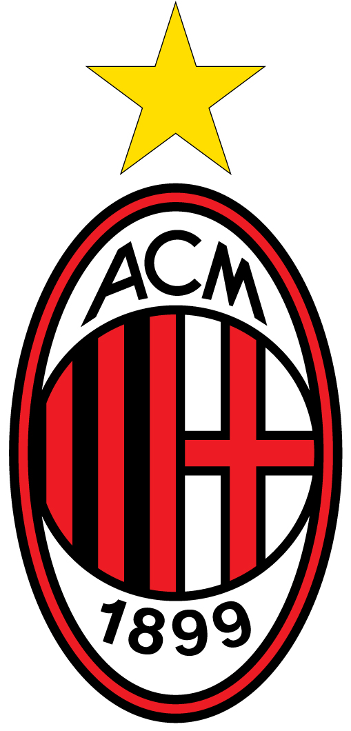 Логотип футбольный клуб "AC Milan" HD фото картинки, обои рабочий стол