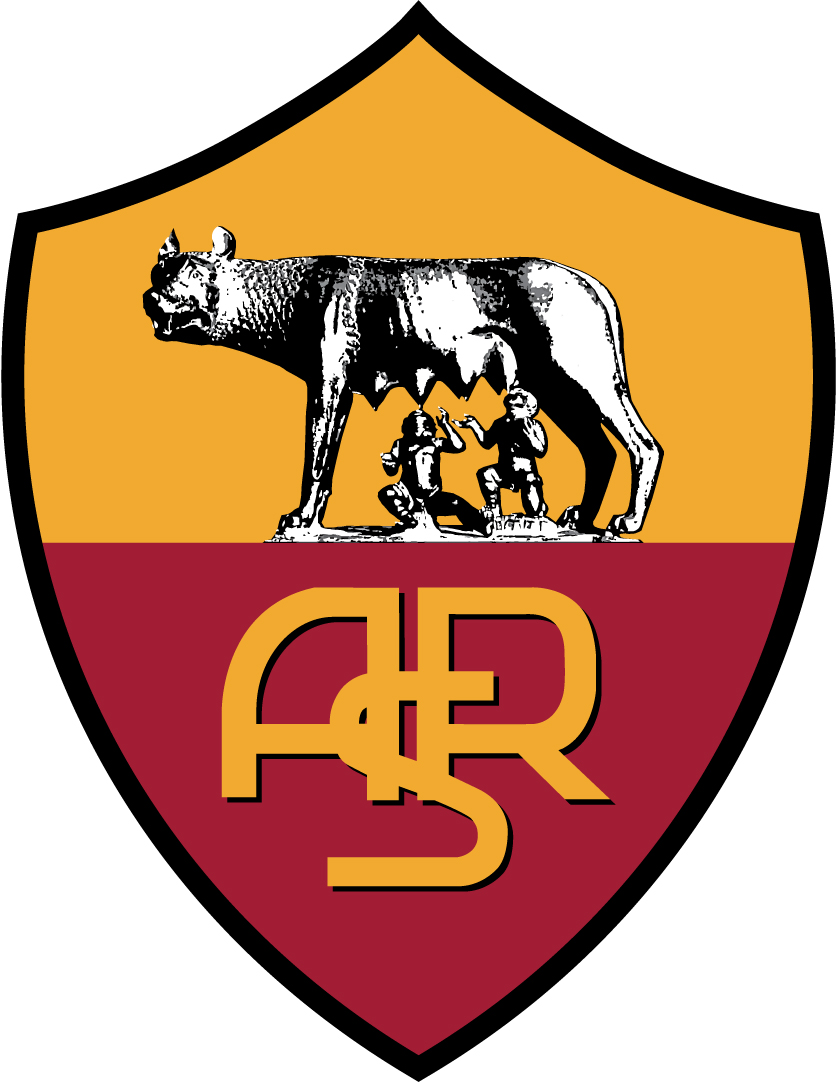 Логотип футбольный клуб "AS Roma" HD фото картинки, обои рабочий стол