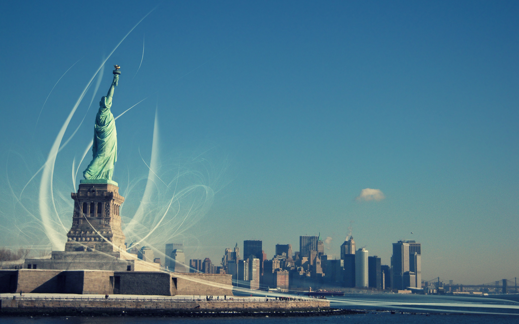 статуя свободы, new york, statue of libert HD фото картинки, обои рабочий стол