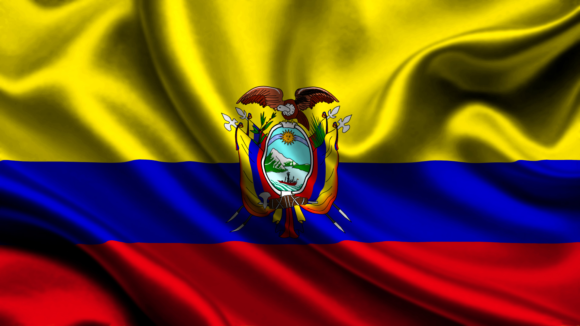 флаг, Эквадор HD фото картинки, обои рабочий стол