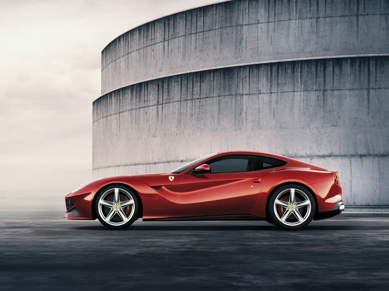 Автомобиль Ferrari F12 Berlinetta HD фото картинки, обои рабочий стол