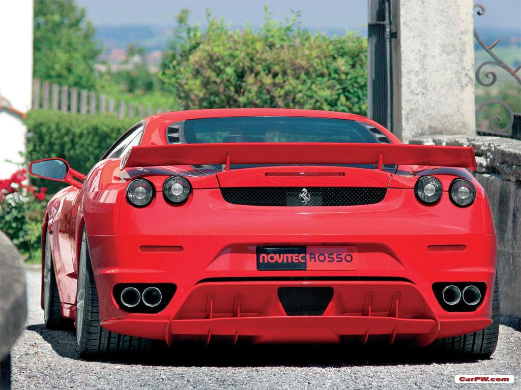 Ferrari F430 Вид сзади HD фото картинки, обои рабочий стол