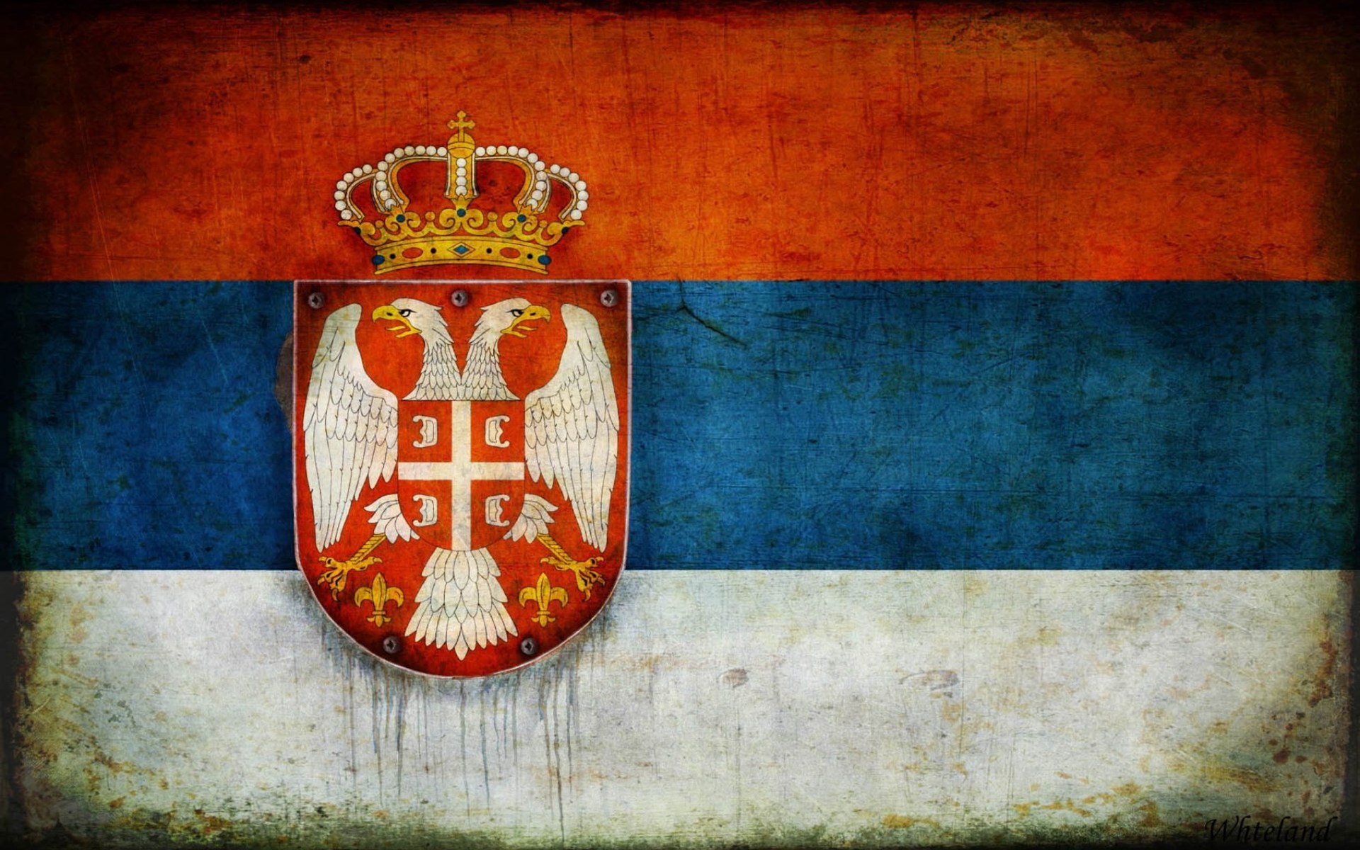 Флаг Сербии HD фото картинки, обои рабочий стол