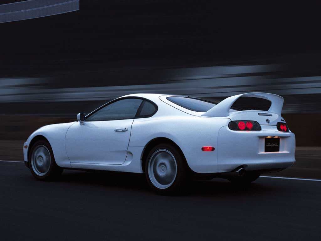 Белая Toyota Supra HD фото картинки, обои рабочий стол