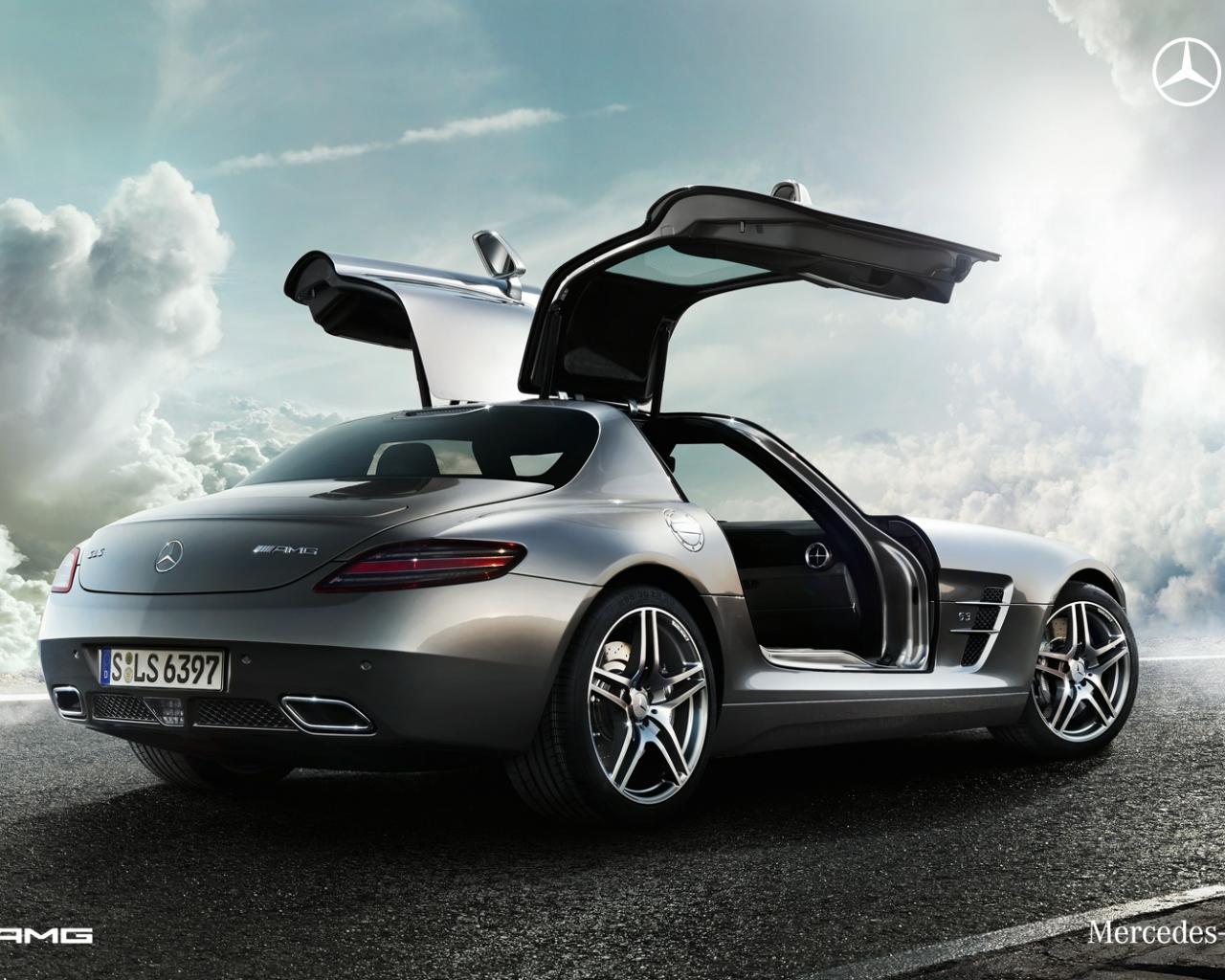 Mercedes Benz SLS Автомобили картинки, обои рабочий стол