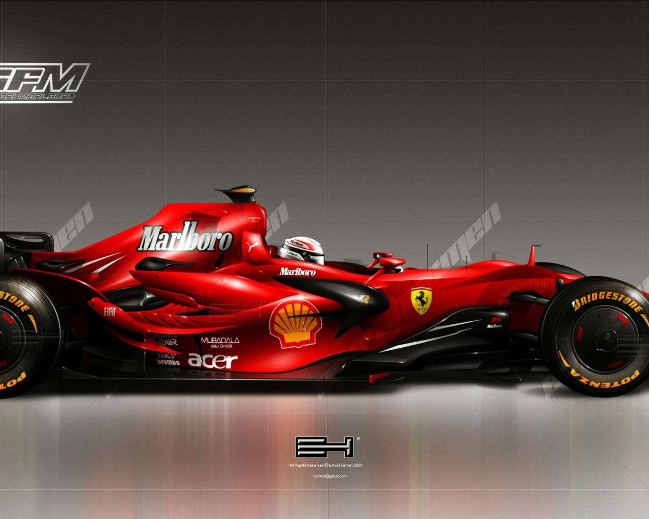 Ferrari, formula 1, болид, malboro Автомобили картинки, обои рабочий стол