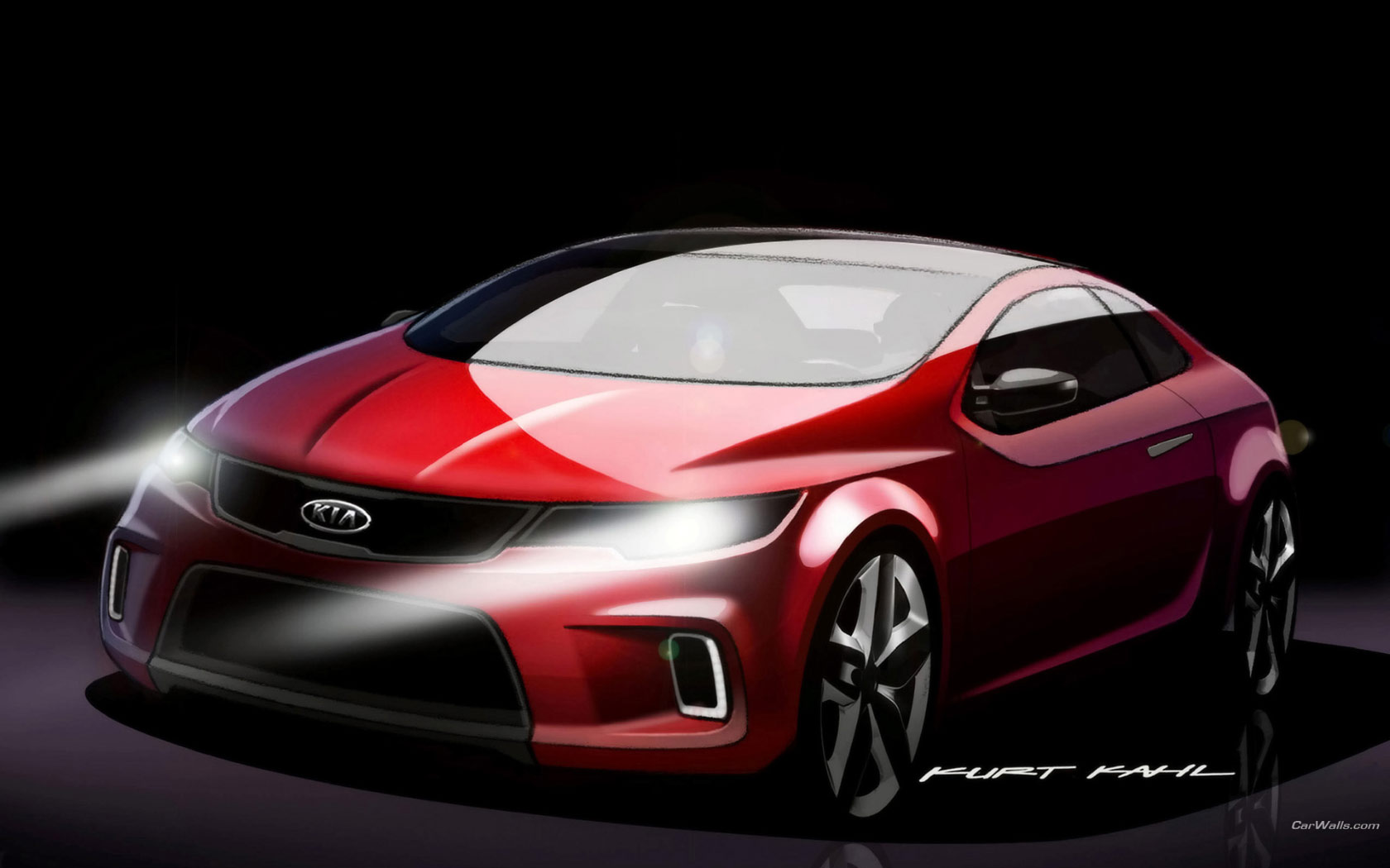 Kia koup concept Автомобили картинки, обои рабочий стол