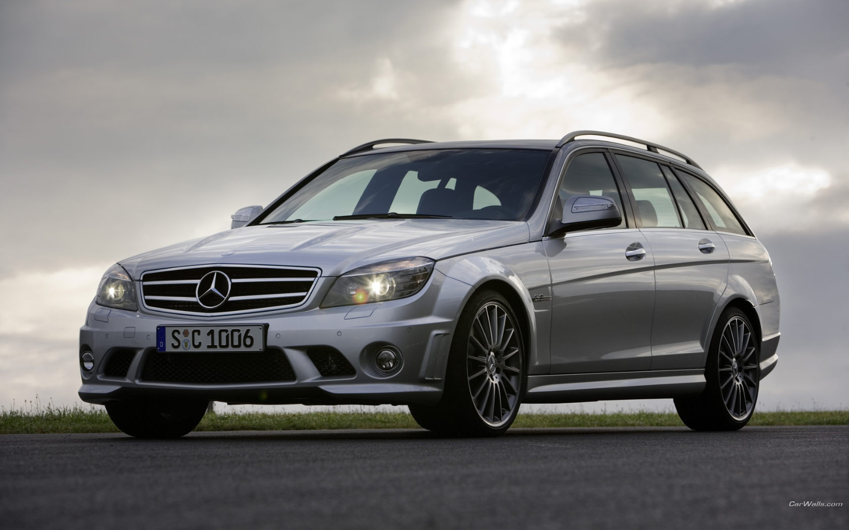 Mercedes-Benz C63 estate Автомобили картинки, обои рабочий стол