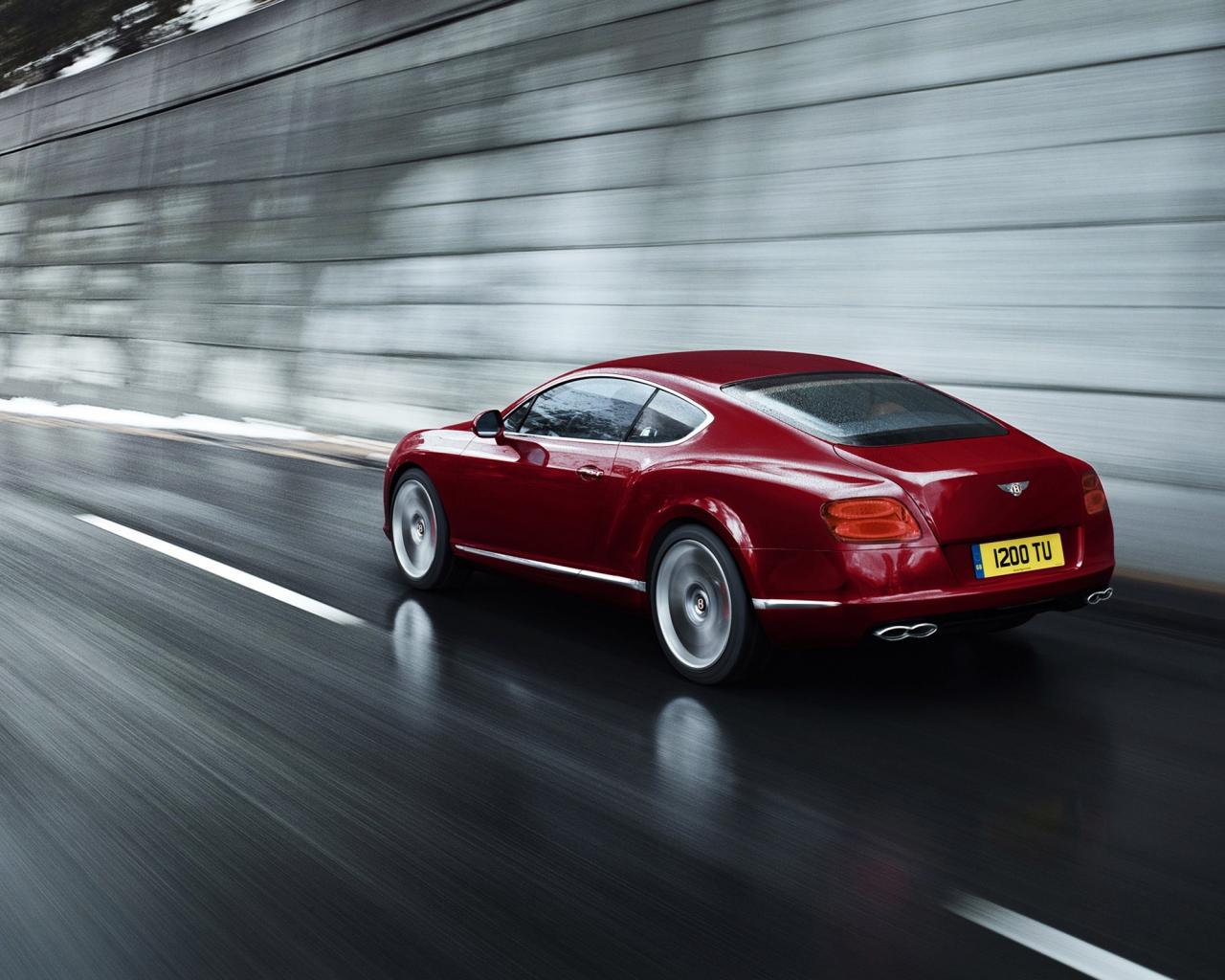Красный Bentley Continental 2012 Автомобили картинки, обои рабочий стол