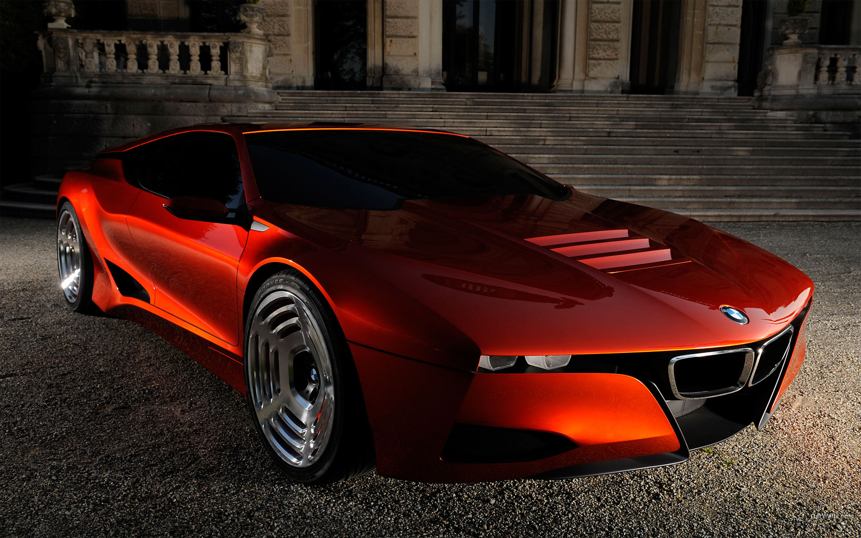 Красная BMW M1 Concept wow Автомобили картинки, обои рабочий стол