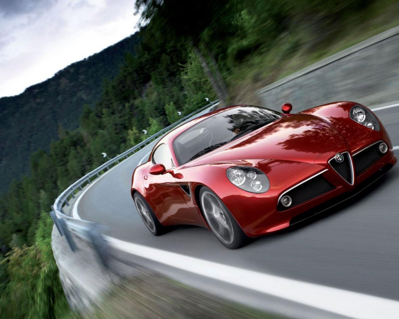 Alfa Romeo 8C Автомобили картинки, обои рабочий стол