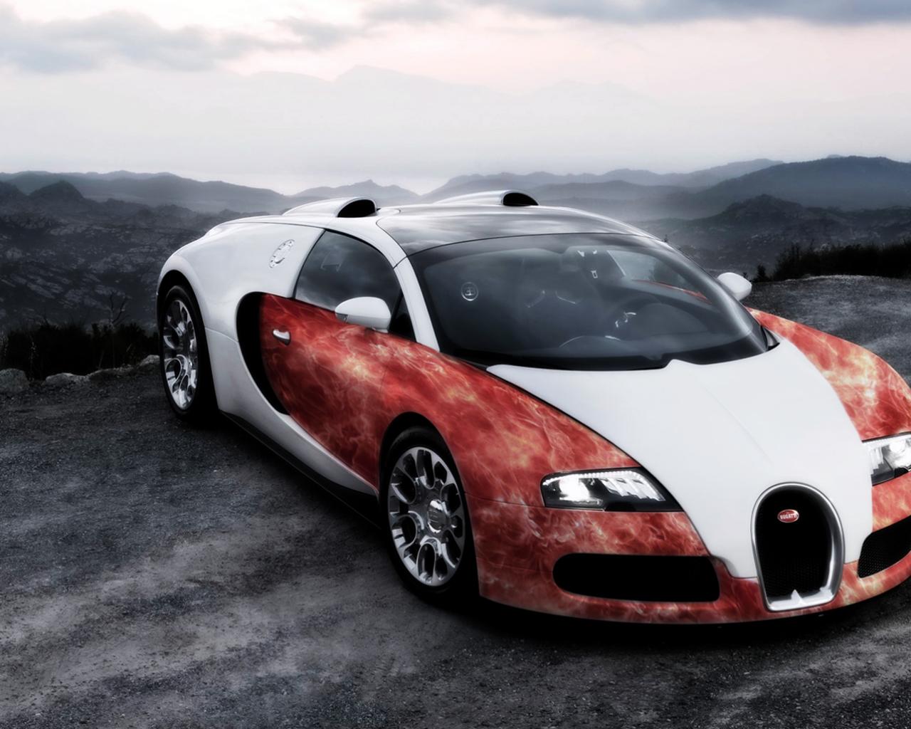 Bugatti Veyron - шикарные авто Автомобили картинки, обои рабочий стол