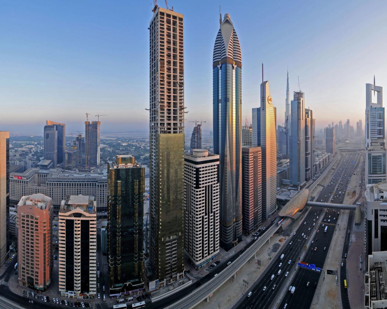 Дубаи, даунтаун, улица Города картинки, обои рабочий стол
