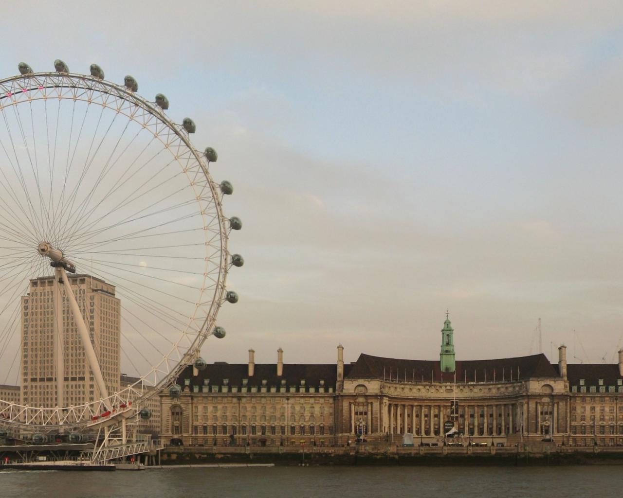 London колесо обозрения Города картинки, обои рабочий стол