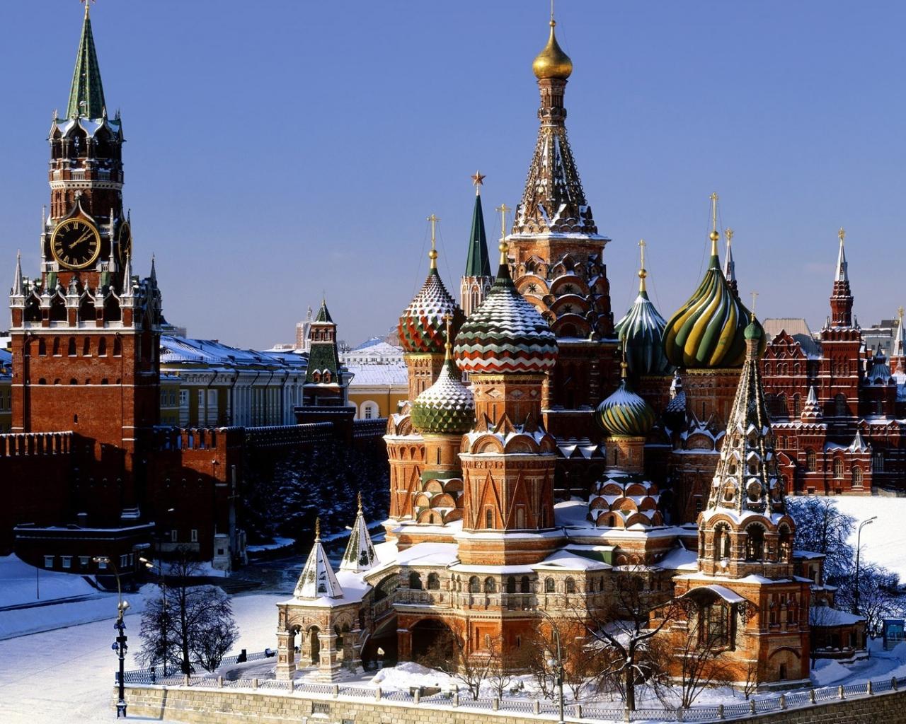 Заставка на рабочий стол Кремль