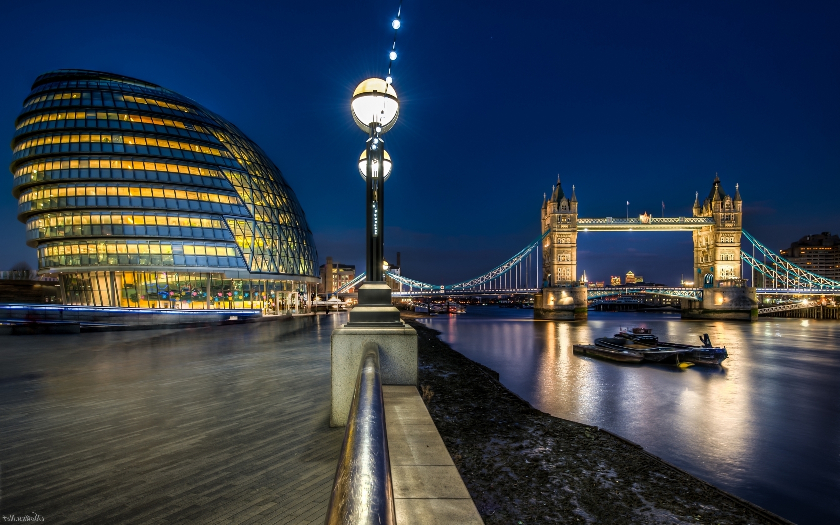 Огни, город, Лондон Города картинки, обои рабочий стол