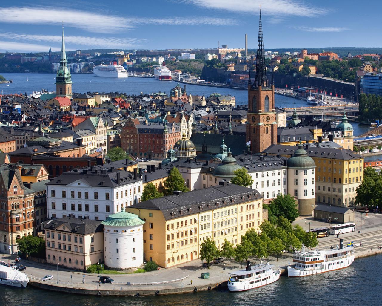 Riddarholmen Church Города картинки, обои рабочий стол