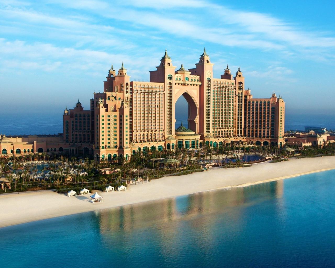 Отеля Atlantis the palm в Дубаи Города картинки, обои рабочий стол