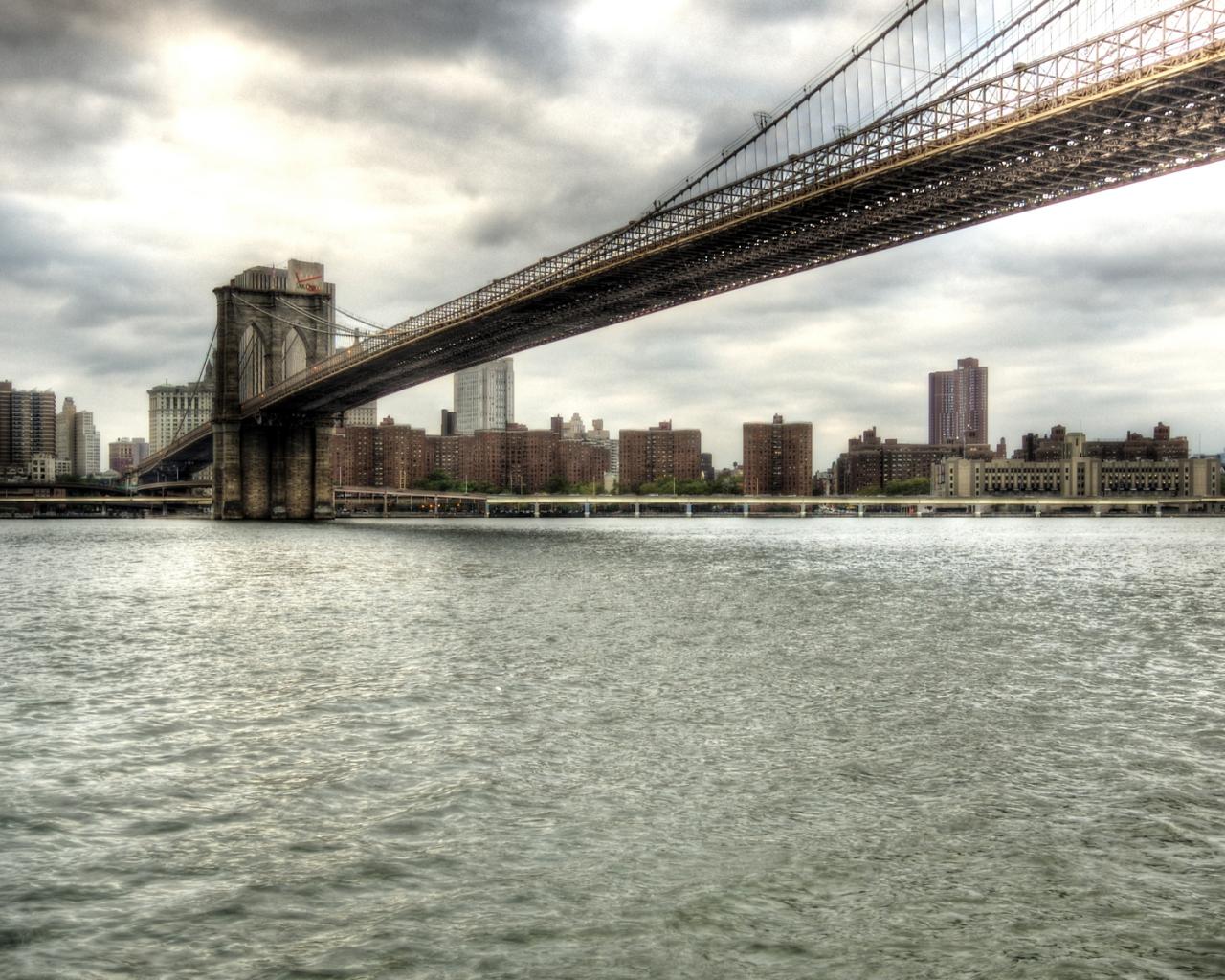 New york, нью йорк, brooklyn, bridge, мост Города картинки, обои рабочий стол