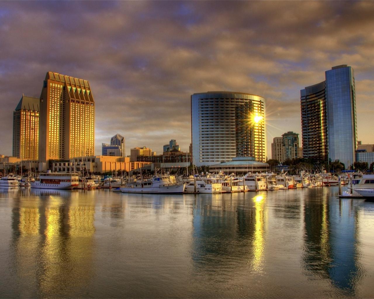 San diego, sunrise, california Города картинки, обои рабочий стол