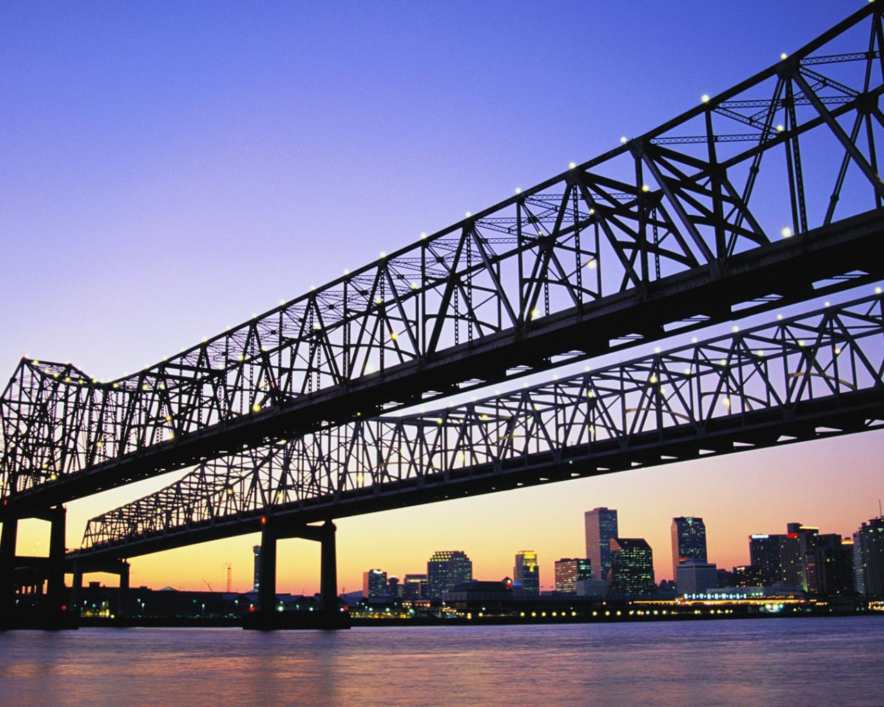 New Orleans Bridge Города картинки, обои рабочий стол