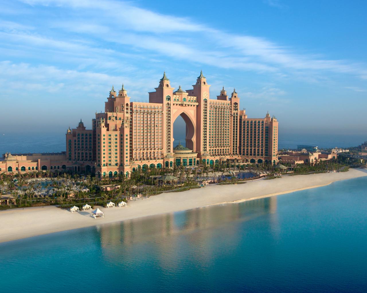 Atlantis, the palm, атлантис, город, отель, пальма Города картинки, обои рабочий стол