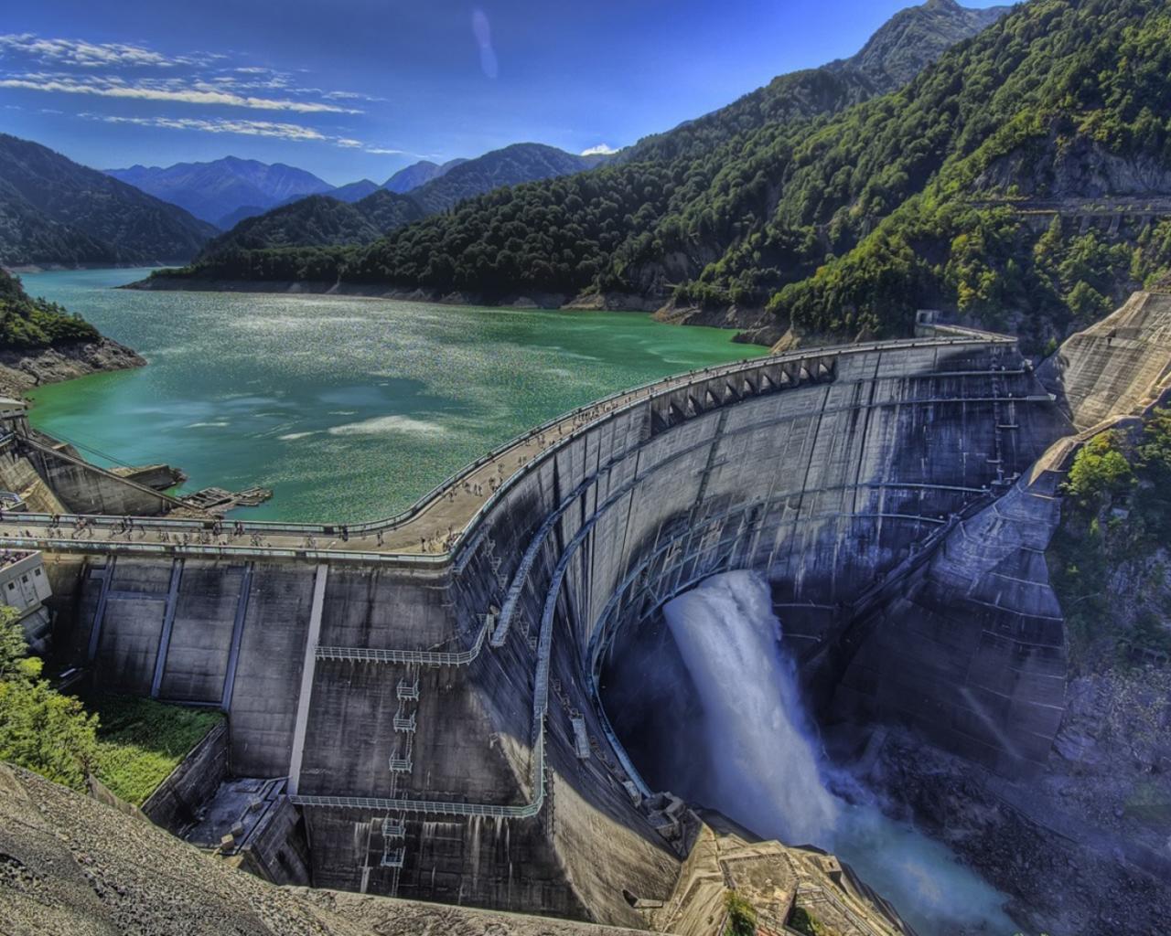 Kurobe Dam Города картинки, обои рабочий стол